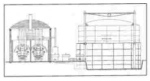 Gas Generator A drawing of a gas generator (drawing by Thomas Tag)