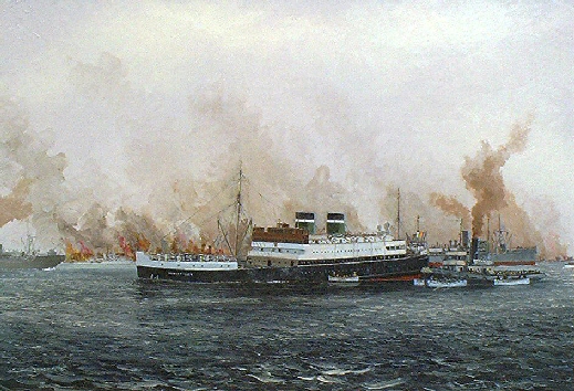 Mined and sunk in River Mersey, 21st December 1940