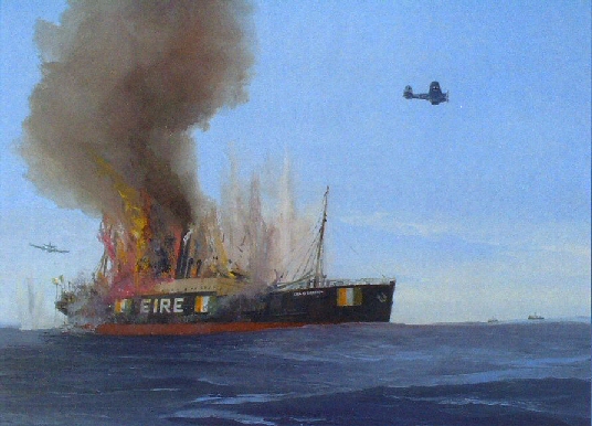 Bombed and sunk in Bay of Biscay, 15th July 1940