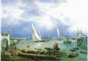 Kingstown Harbour by Richard Brydges Beechey