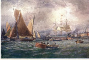 Ringsend Trawlers by Alexander Williams